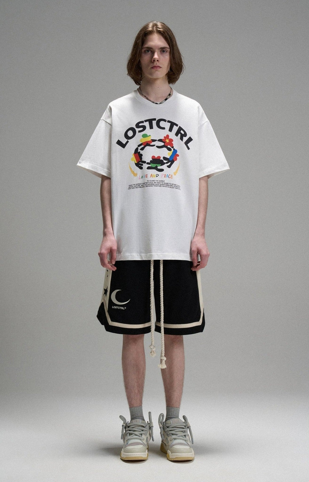 LOSTCTRL LOVE AND PEACE Printed Tee - COPPING THREADS - LOSTCTRL
