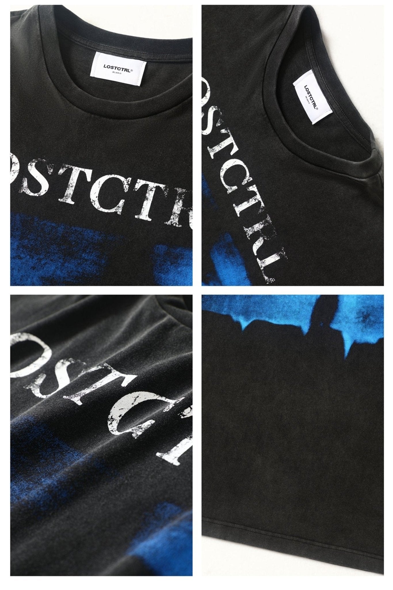 LOSTCTRL Redemption Vintage Washed Tee - COPPING THREADS - LOSTCTRL