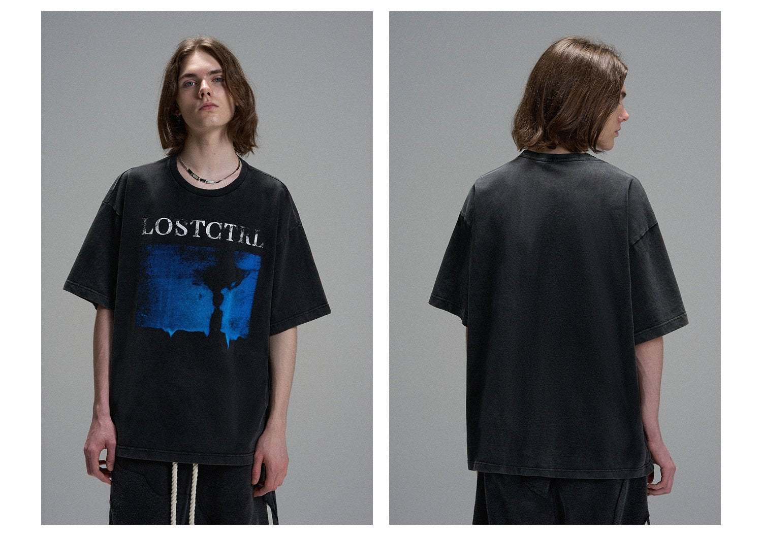 LOSTCTRL Redemption Vintage Washed Tee - COPPING THREADS - LOSTCTRL
