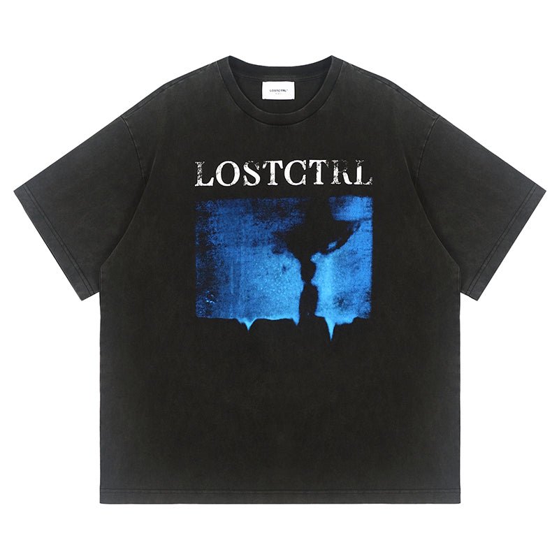LOSTCTRL Redemption Vintage Washed Tee - COPPING THREADS - LOSTCTRL