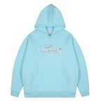 LOSTCTRL Studded Rhinestone Print Hoodie - COPPING THREADS - LOSTCTRL