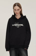 LOSTCTRL Studded Rhinestone Print Hoodie - COPPING THREADS - LOSTCTRL