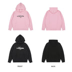 LOSTCTRL Studded Rhinestone Print Hoodie - COPPING THREADS - LOSTCTRL