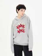 LOSTCTRL Sunset Embroidered Logo Print Hoodie - COPPING THREADS - LOSTCTRL