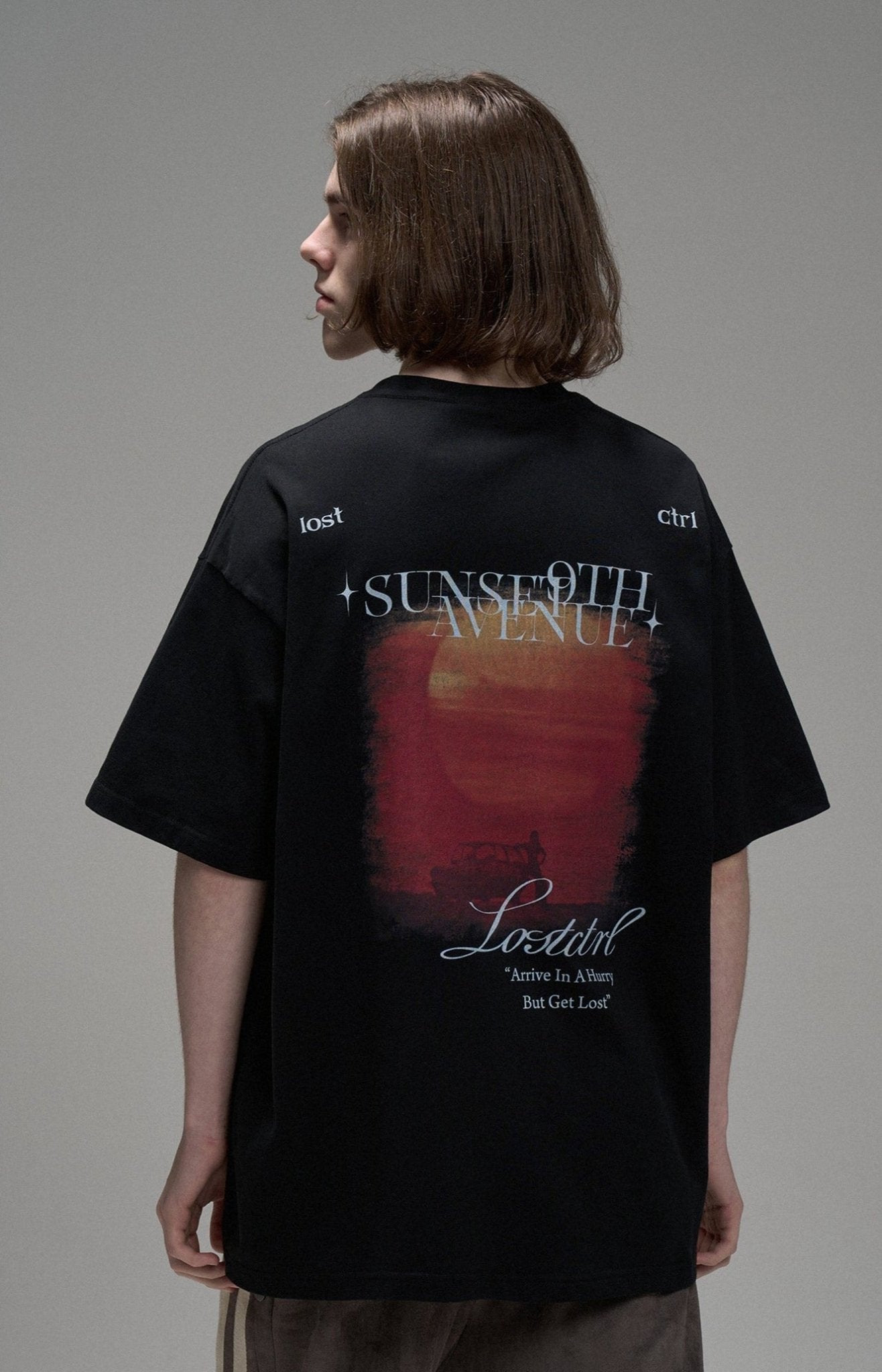 LOSTCTRL Sunset Print Tee - COPPING THREADS - LOSTCTRL 메인 이미지