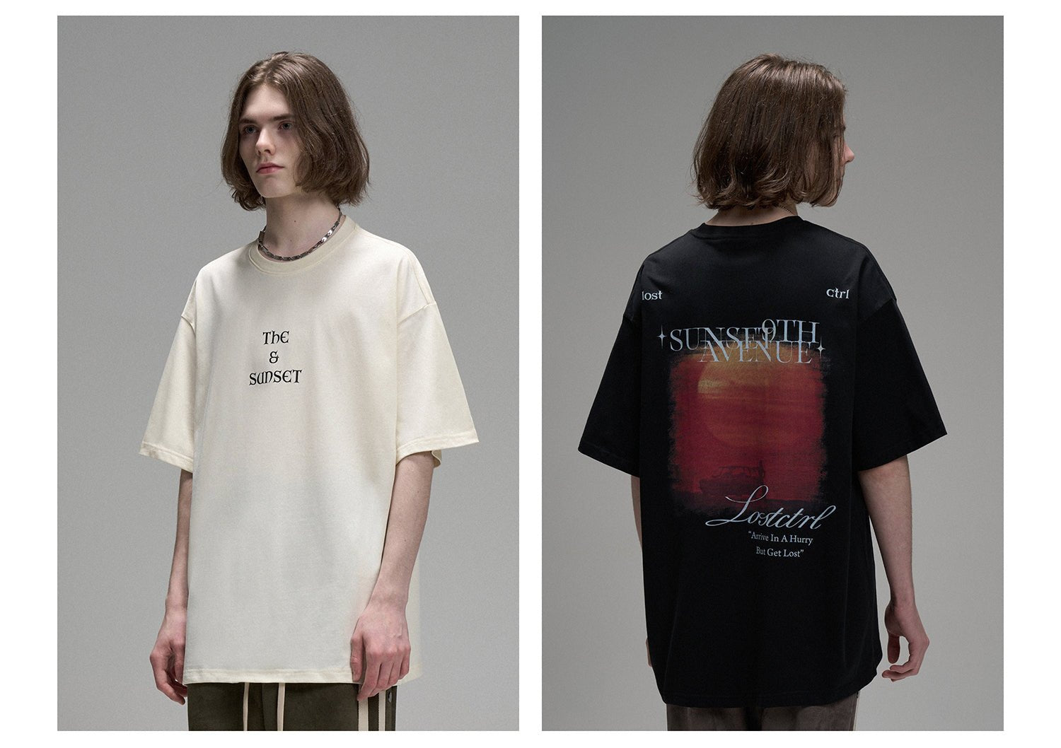 LOSTCTRL Sunset Print Tee - COPPING THREADS - LOSTCTRL