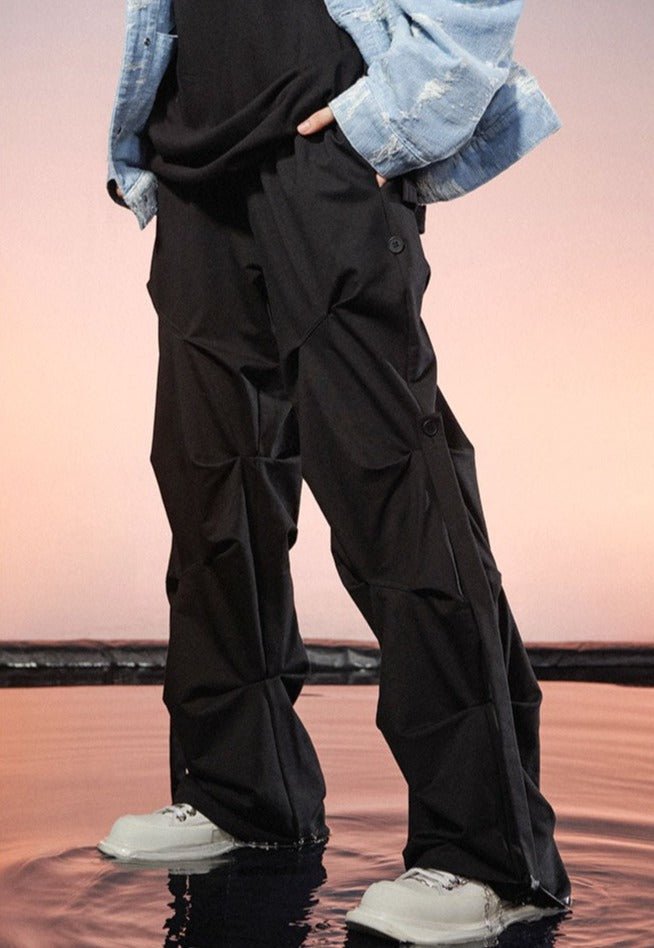 LOSTCTRL Vibe Ro Pleated Trousers - COPPING THREADS - LOSTCTRL