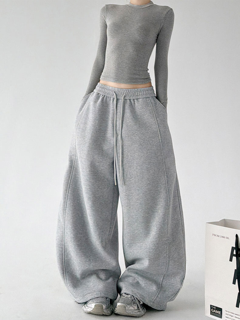 Low-Rise Balloon Sweatpants - CT237 - COPPING THREADS - CT ORIGINALS