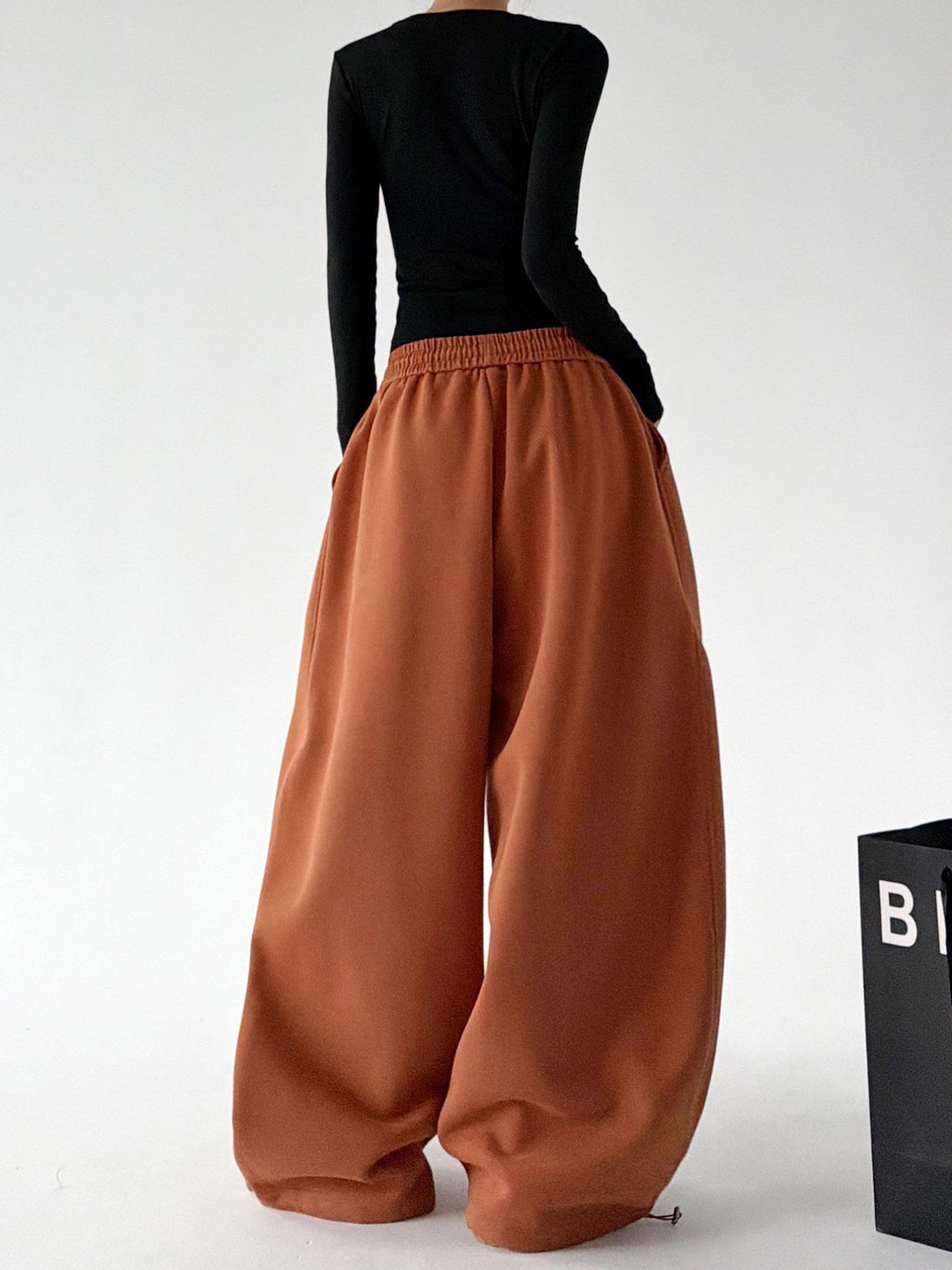 Low-Rise Balloon Sweatpants - CT237 - COPPING THREADS - CT ORIGINALS