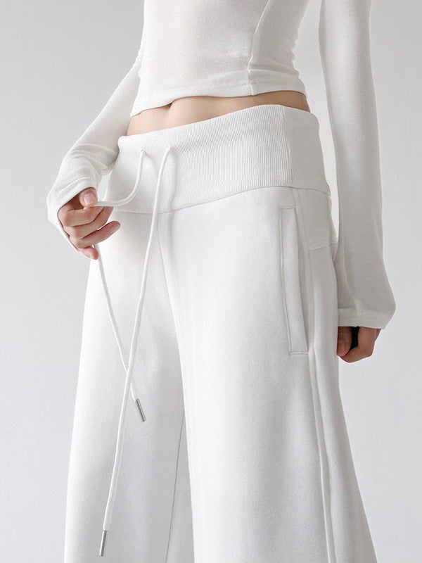 Low-Rise Flared Sweatpants - CT875 - COPPING THREADS - CT ORIGINALS