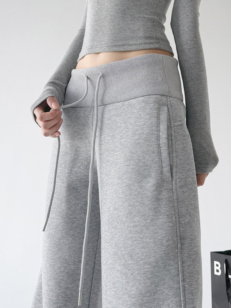 Low-Rise Flared Sweatpants - CT875 - COPPING THREADS - CT ORIGINALS