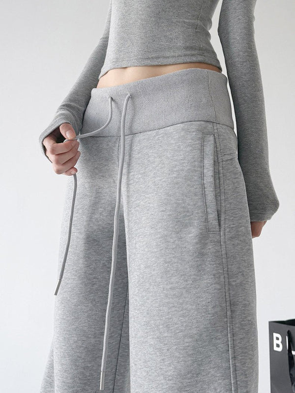 Low-Rise Flared Sweatpants - CT875 - COPPING THREADS - CT ORIGINALS