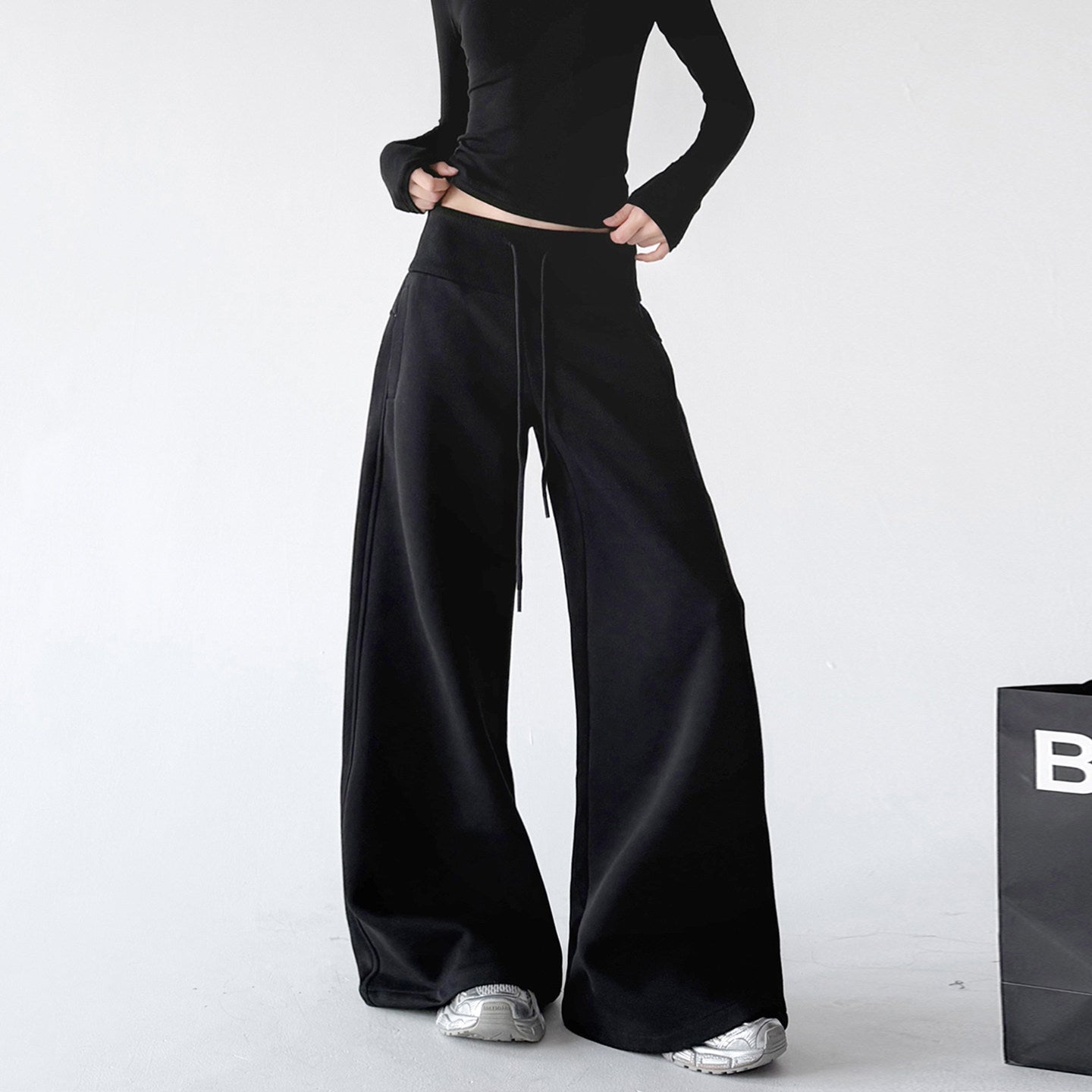 Low-Rise Flared Sweatpants - CT875 - COPPING THREADS - CT ORIGINALS