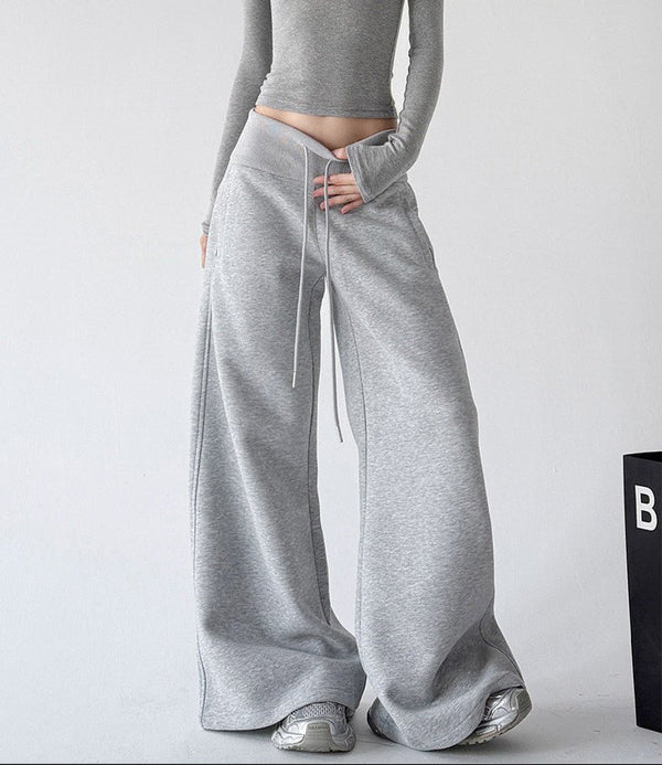 Low-Rise Flared Sweatpants - CT875 - COPPING THREADS - CT ORIGINALS