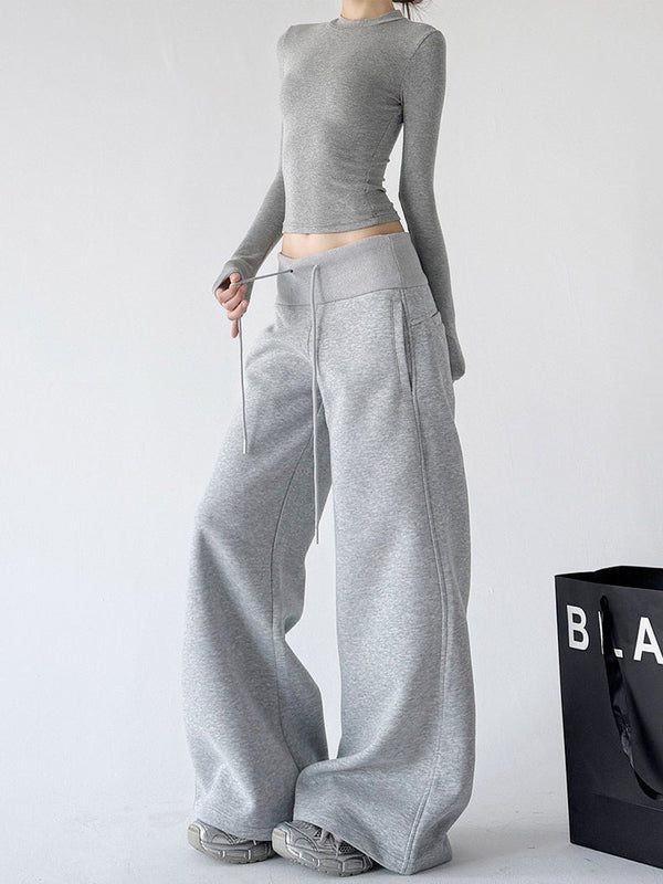 Low-Rise Flared Sweatpants - CT875 - COPPING THREADS - CT ORIGINALS