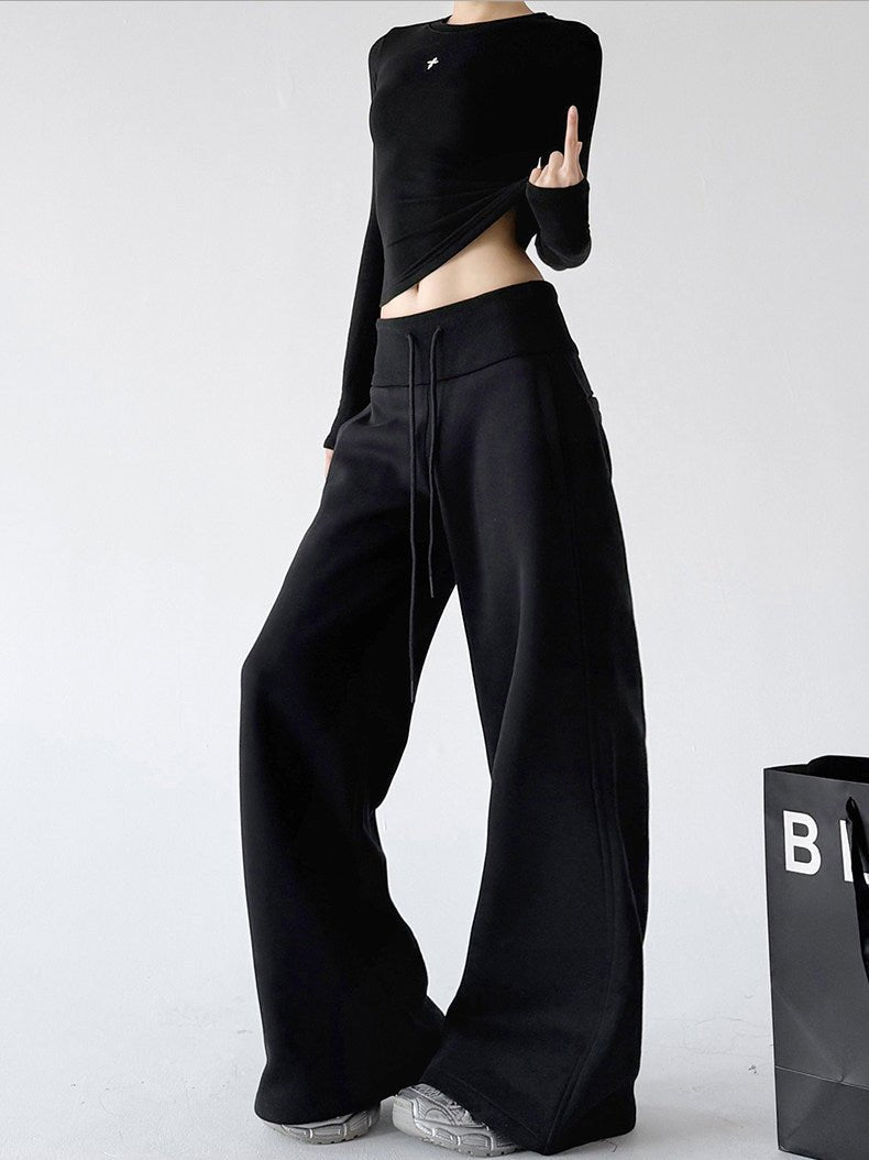 Low-Rise Flared Sweatpants - CT875 - COPPING THREADS - CT ORIGINALS