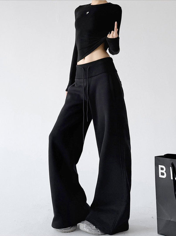 Low-Rise Flared Sweatpants - CT875 - COPPING THREADS - CT ORIGINALS