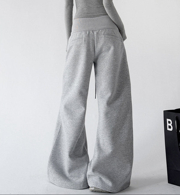 Low-Rise Flared Sweatpants - CT875 - COPPING THREADS - CT ORIGINALS