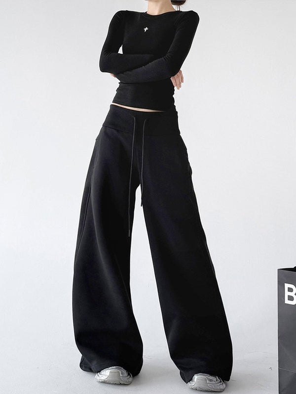 Low-Rise Flared Sweatpants - CT875 - COPPING THREADS - CT ORIGINALS