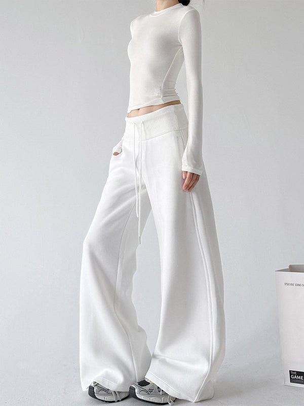 Low-Rise Flared Sweatpants - CT875 - COPPING THREADS - CT ORIGINALS