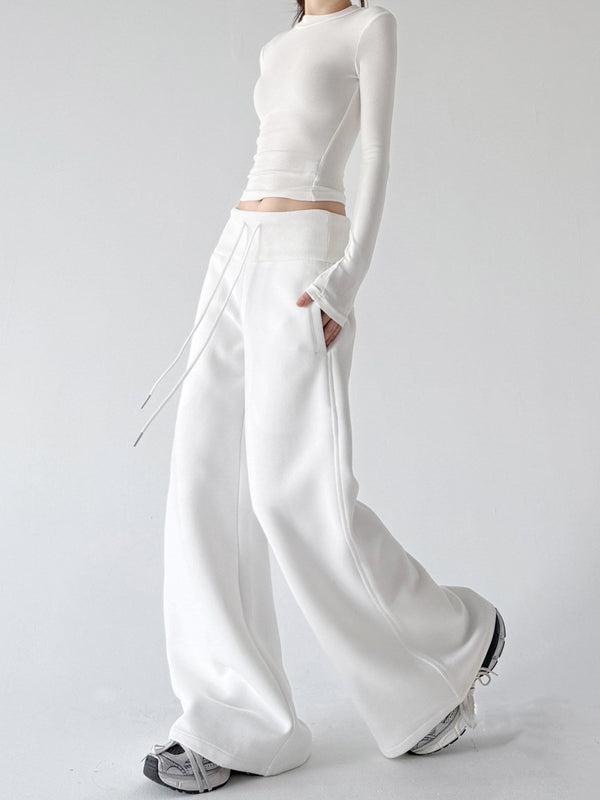 Low-Rise Flared Sweatpants - CT875 - COPPING THREADS - CT ORIGINALS