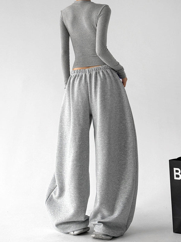 Low-Rise Wide-Leg Sweatpants - CT66244 - COPPING THREADS - CT ORIGINALS