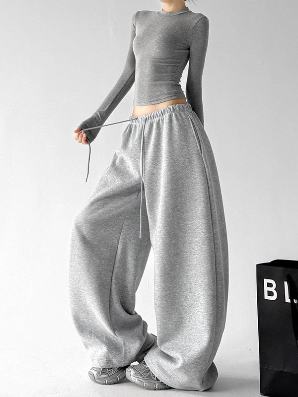 Low-Rise Wide-Leg Sweatpants - CT66244 - COPPING THREADS - CT ORIGINALS