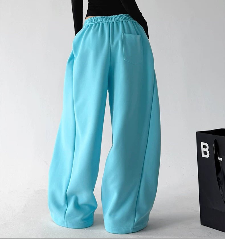 Lucky Girl Print Wide-Leg Sweatpants - COPPING THREADS - CT ORIGINALS