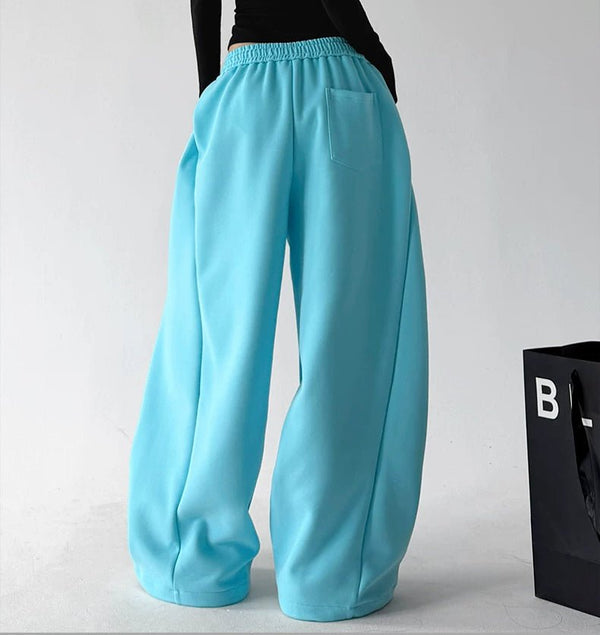 Lucky Girl Print Wide-Leg Sweatpants - COPPING THREADS - CT ORIGINALS