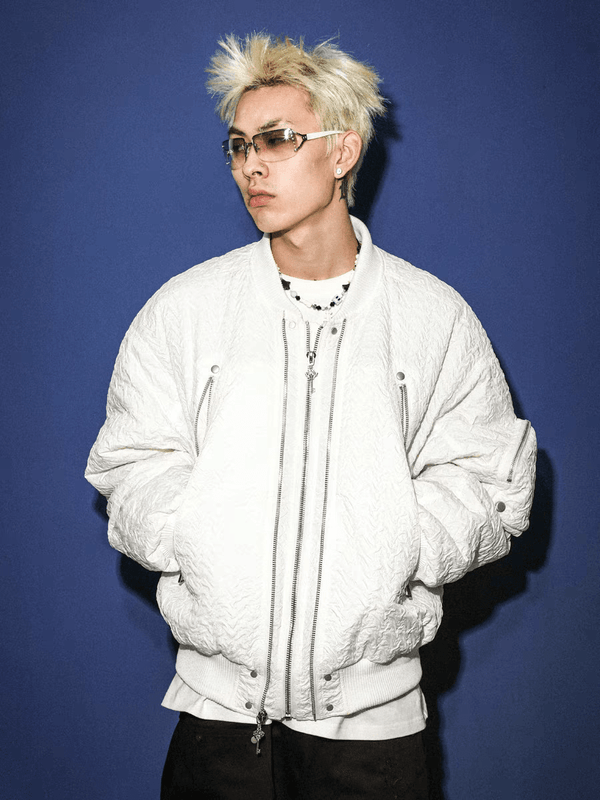 MA1 Flight Jacket Crinkled Cotton Outerwear - COPPING THREADS - TRECLUB