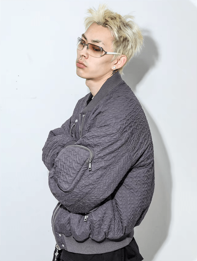 MA1 Flight Jacket Crinkled Cotton Outerwear - COPPING THREADS - TRECLUB