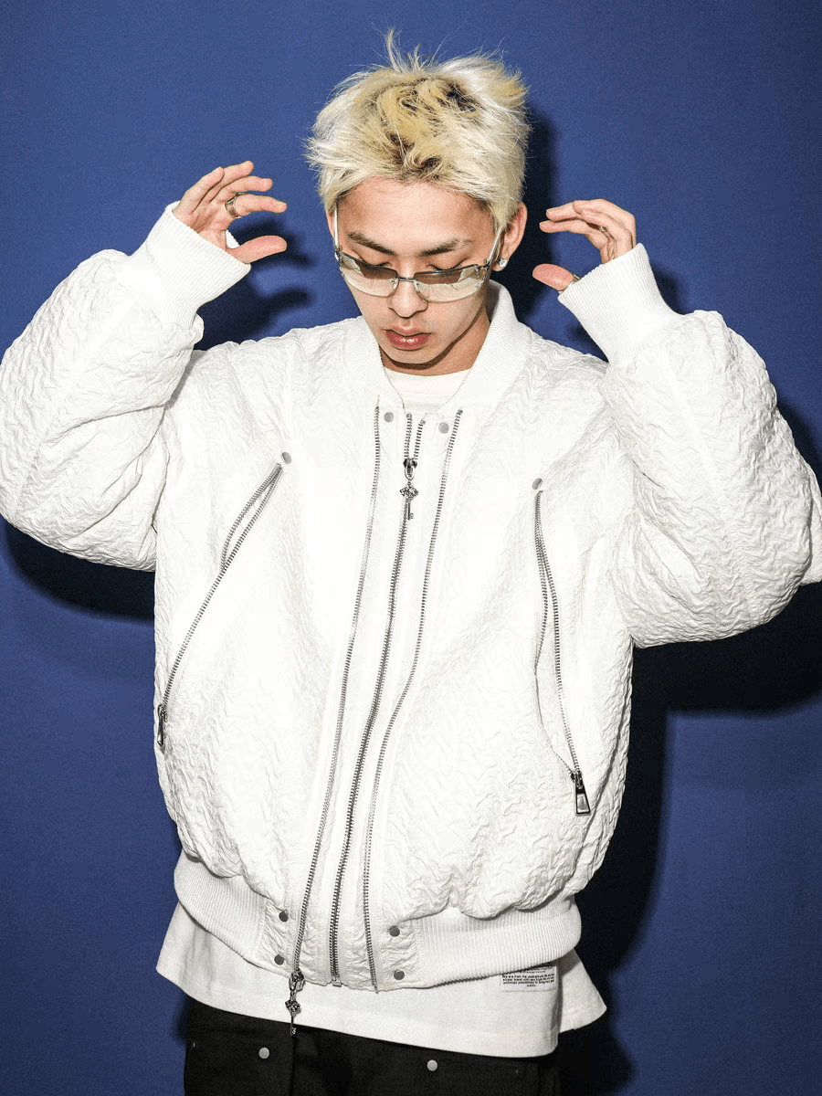 MA1 Flight Jacket Crinkled Cotton Outerwear - COPPING THREADS - TRECLUB