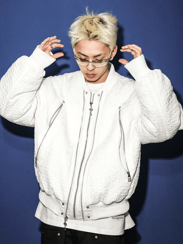 MA1 Flight Jacket Crinkled Cotton Outerwear - COPPING THREADS - TRECLUB