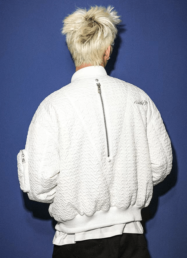 MA1 Flight Jacket Crinkled Cotton Outerwear - COPPING THREADS - TRECLUB