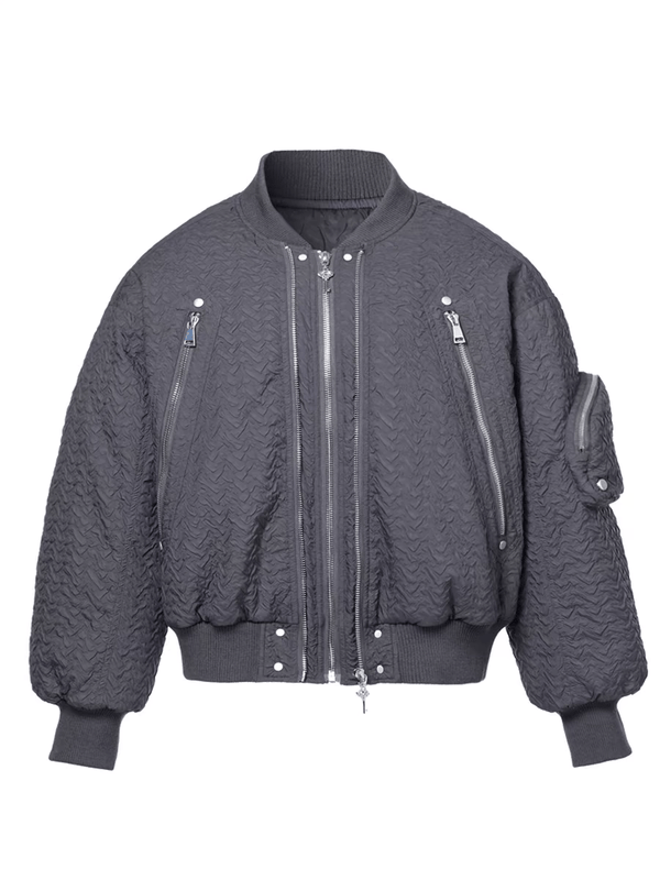 MA1 Flight Jacket Crinkled Cotton Outerwear - COPPING THREADS - TRECLUB