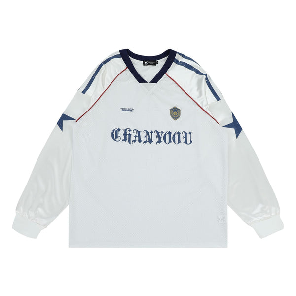 Mesh Breathable Long Sleeve Jersey Tee - COPPING THREADS - CHICISLAND