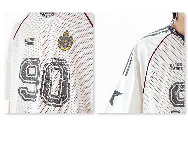 Mesh Breathable Oversized Jersey Tee - COPPING THREADS - CT Select