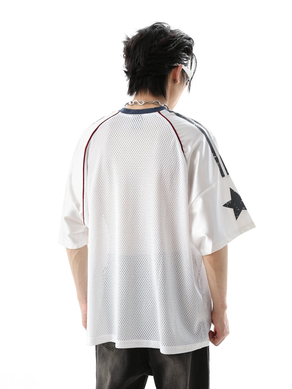 Mesh Breathable Oversized Jersey Tee - COPPING THREADS - CT Select