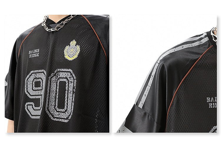 Mesh Breathable Oversized Jersey Tee - COPPING THREADS - CT Select