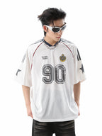 Mesh Breathable Oversized Jersey Tee - COPPING THREADS - CT Select