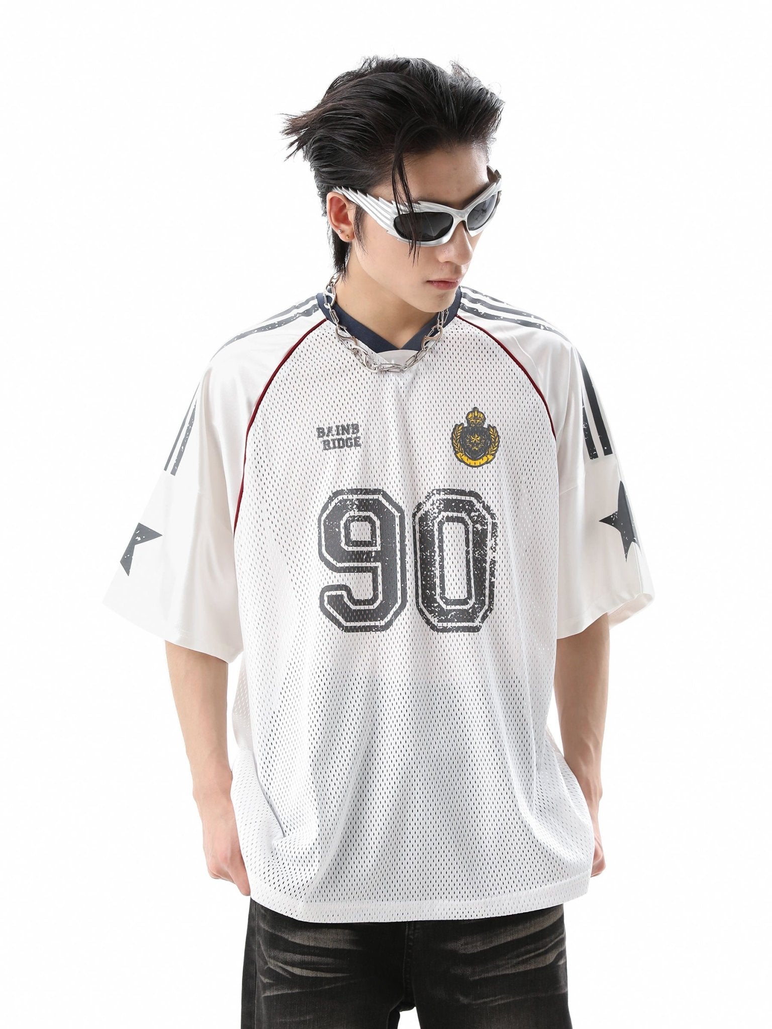 Mesh Breathable Oversized Jersey Tee - COPPING THREADS - CT Select