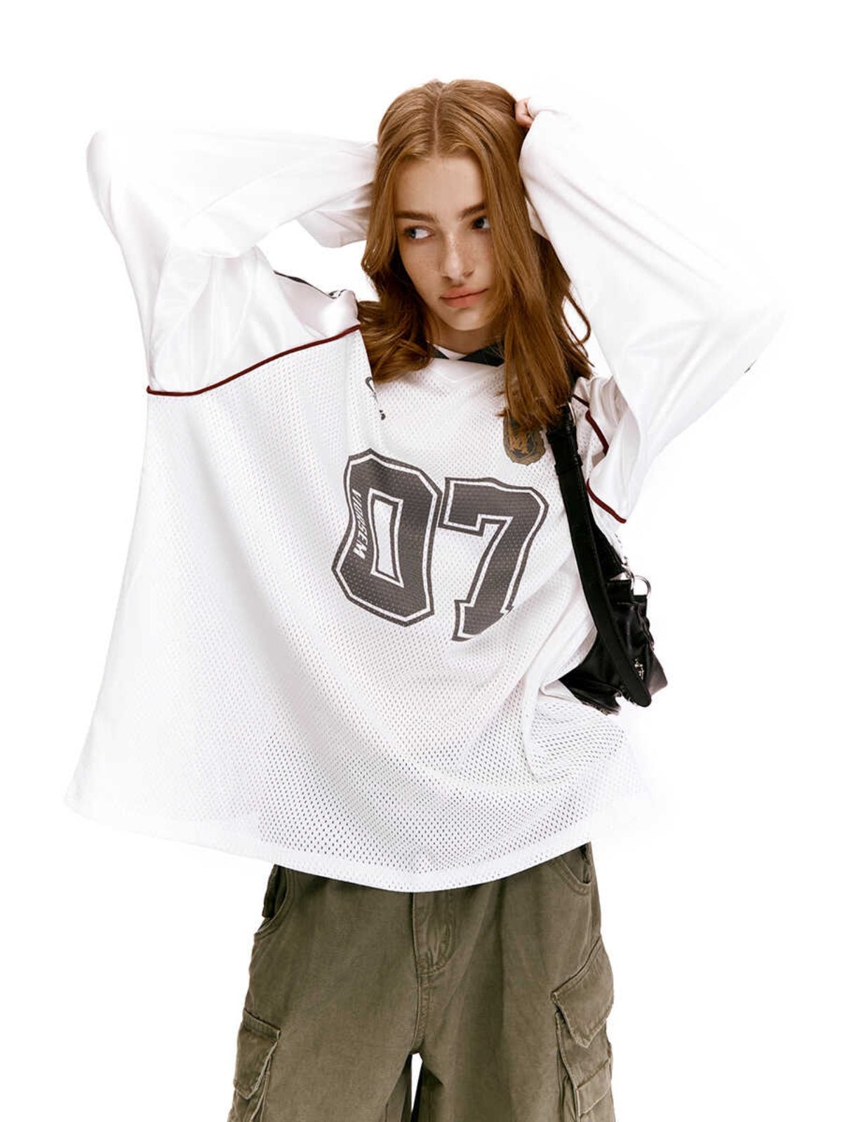 Mesh Jerseyfit Long Sleeve Athletic Shirt - COPPING THREADS - CHICISLAND