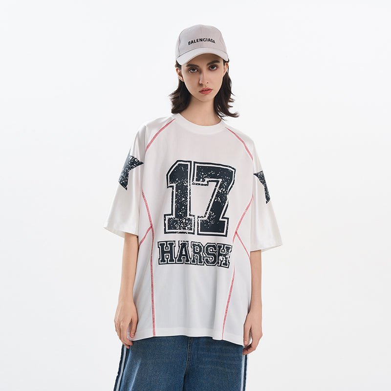 Box-T-Shirt mit Mesh-Einsätzen und Raglanärmeln Zweitbild