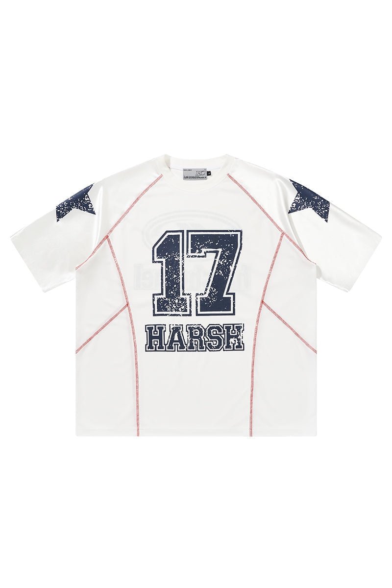 Mesh Panel Raglan Sleeve Boxing Tee - COPPING THREADS - Harsh and Cruel