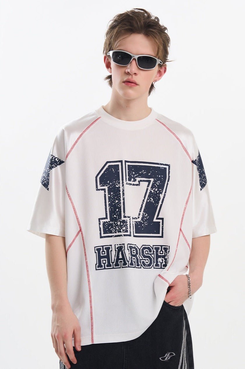 Mesh Panel Raglan Sleeve Boxing Tee - COPPING THREADS - Harsh and Cruel Hauptbild