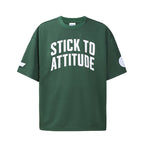 Mesh Quick - Dry Letter Print Tee - COPPING THREADS - CT Select