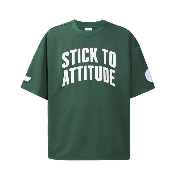 Mesh Quick - Dry Letter Print Tee - COPPING THREADS - CT Select