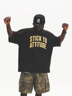 Mesh Quick - Dry Letter Print Tee - COPPING THREADS - CT Select