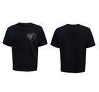 Metal Bead Heartbreak Embellished Fitted Tee - COPPING THREADS - ArguE CulturE