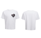 Metal Bead Heartbreak Embellished Fitted Tee - COPPING THREADS - ArguE CulturE
